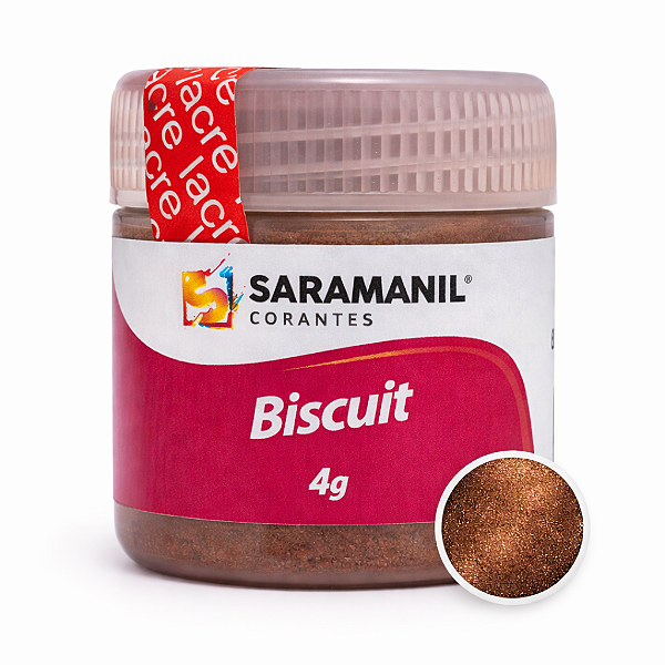 Pó Metais p/ Biscuit Bronze 4grs Saramanil