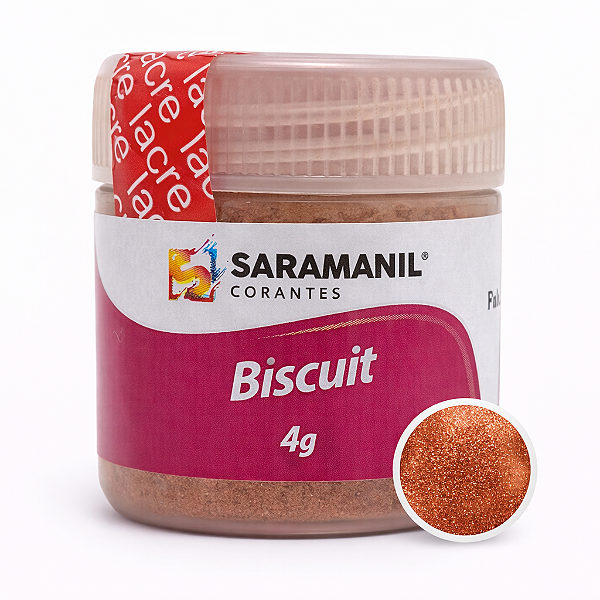Pó Metais p/ Biscuit Cobre 4grs Saramanil