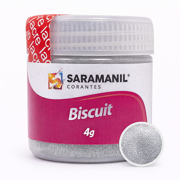 Pó Metais p/ Biscuit Grafite 4grs Saramanil
