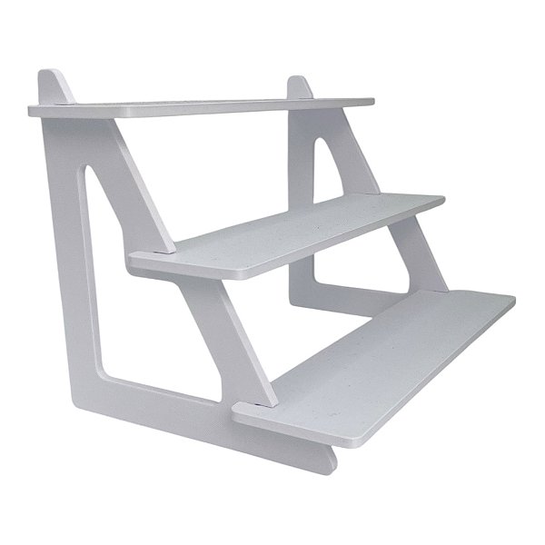 Prateleira Expositora de Plástico Apoio Decoração Base
