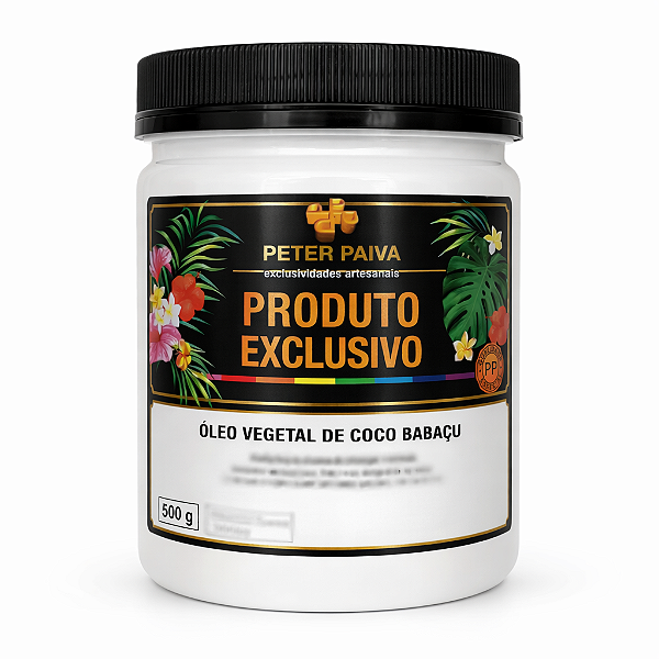Óleo Vegetal Coco Babacu  500g  Peter Paiva