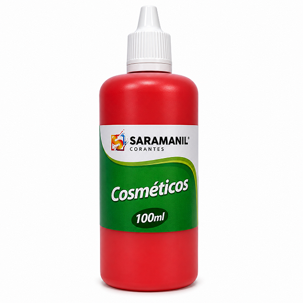 Pigmento Cosmético Leitoso Sabonete 100ml Laranja Saramanil