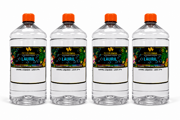 Kit 4 Lauril Líquido 1L Peter Paiva