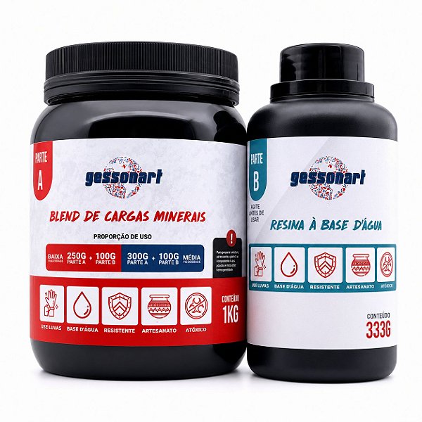 Kit Gessonart 1,3 Kg Ohana Quimicos