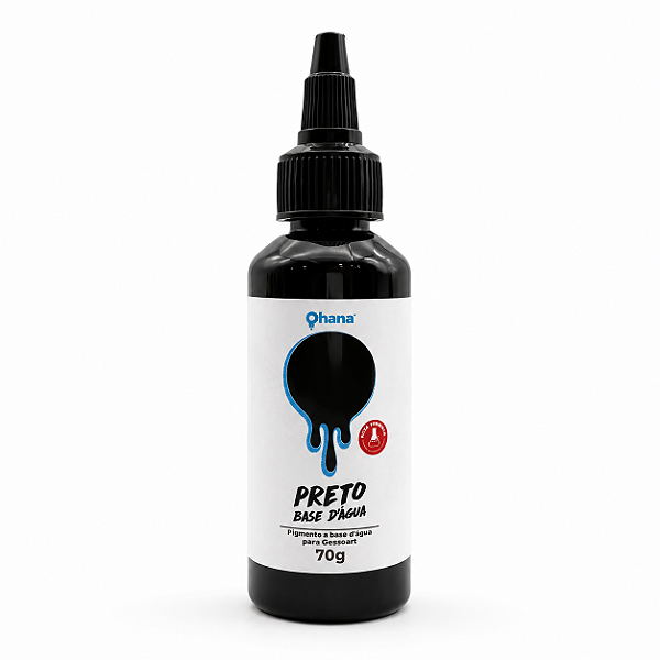 Pigmento Ohana Preto Concentrado à Base d'água 70g