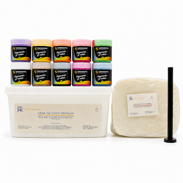 Kit Completo para Produção de Velas Artesanais
