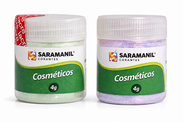Kit 2 Mica Furta-Cor Velas e Cosméticos 4g Saramanil