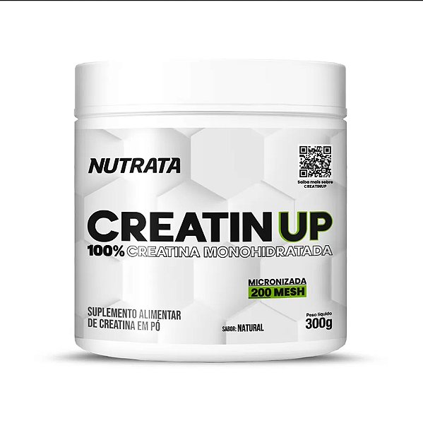 Creatina Pura Creatine Up 300g - Nutrata Sabor Sem sabor