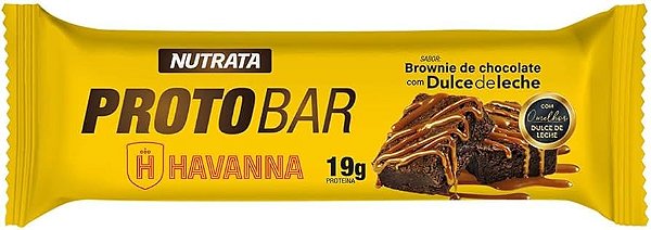 PROTOBAR 19gr PROTÉINA BROWNIE DE CHOCOLATE COM DOCE DE LEITE