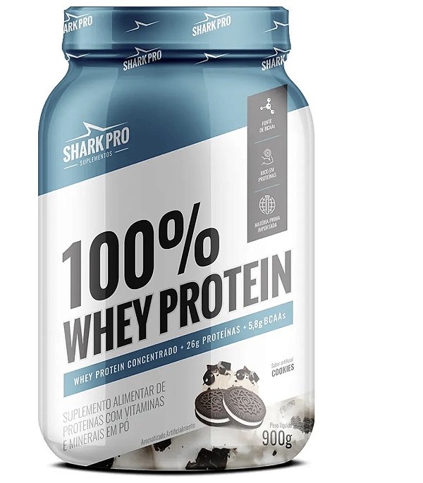 100% WHEY SHARK COOKIES CREAM 900GR