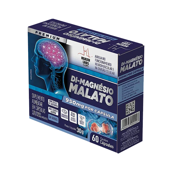 DI-MAGNÉSIO MALATO 950mg 60caps