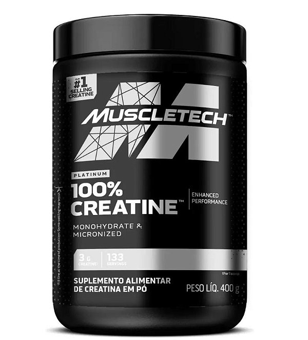 CREATINA 100% MUSCLETECH PLATINUM 400GR