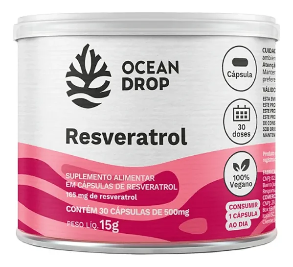 Resveratrol (30 Caps) Ocean Drop