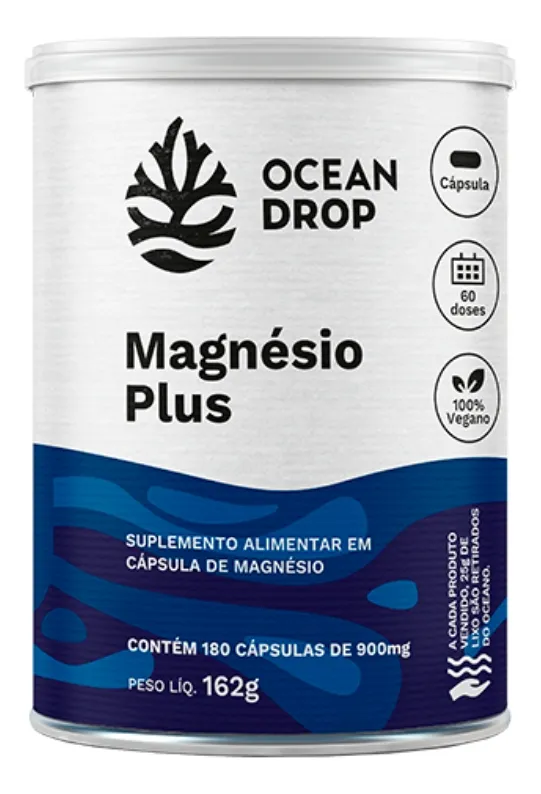 Magnésio Plus (180 Caps) Ocean Drop