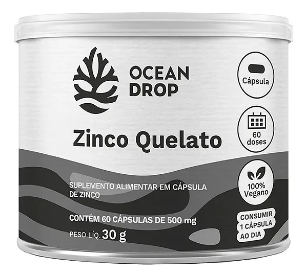 Zinco Quelato (60 Caps) Ocean Drop