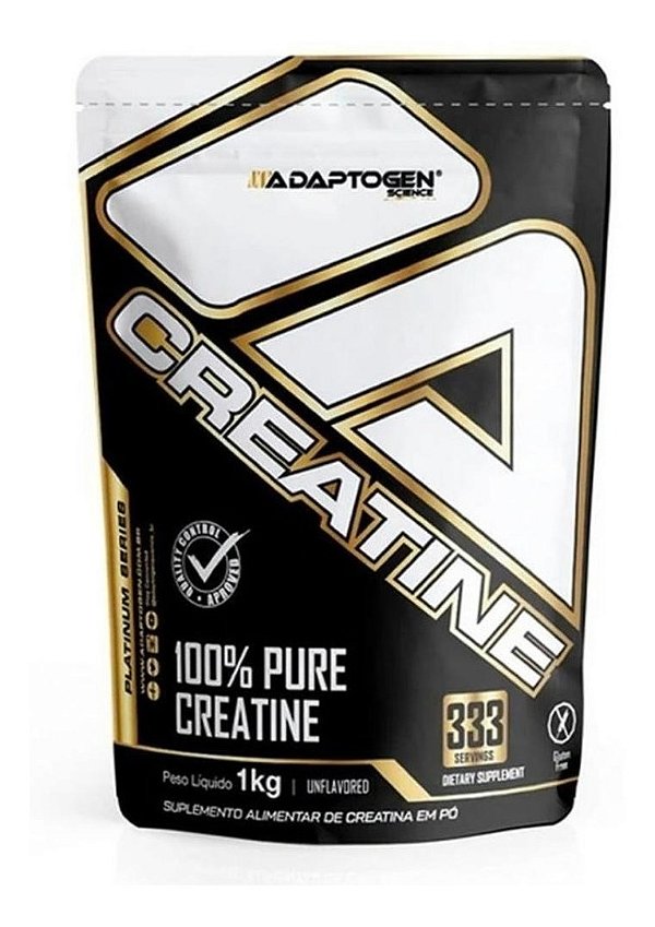 Creatina Platinum Series 1kg Refil (333 Doses) - Adaptogen