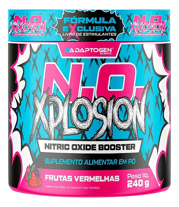 N.o Xplosion 240g Pré Treino - Adaptogen Science FRUTAS VERMELHAS