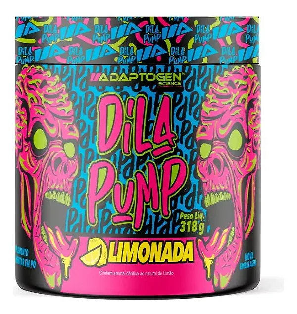 Dila Pump 318g Vasodilatador - Adaptogen Science Sabor LIMONADA