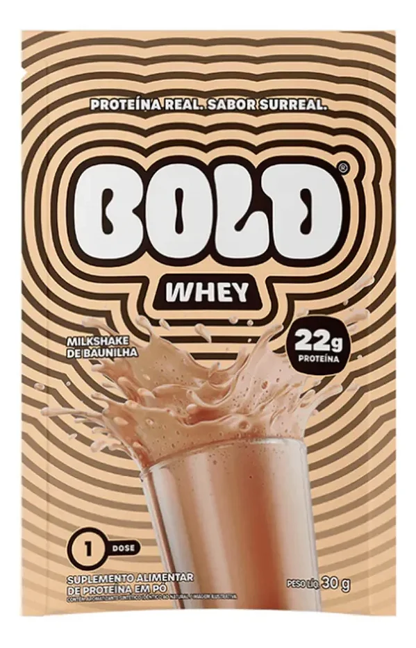 BOLD WHEY SACHE 30gr SABOR BAUNILHA