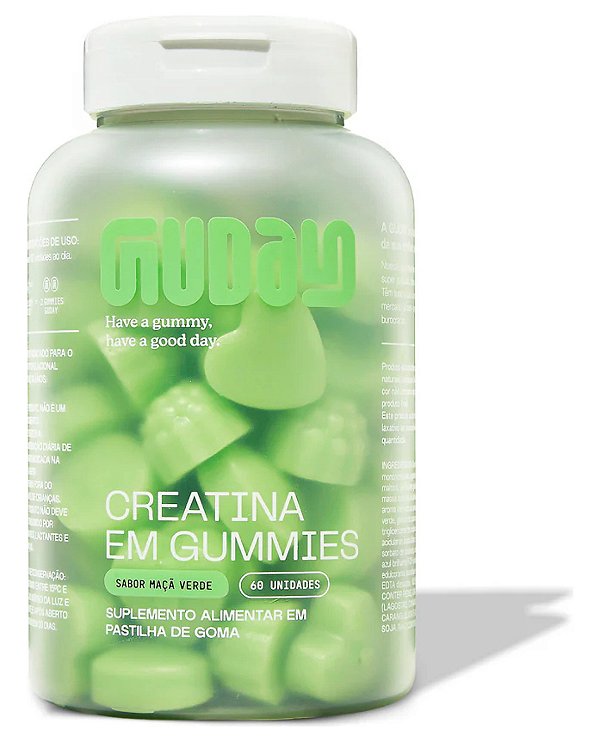 GUDAY CREATINA GUMNY SABOR MAÇÃ VERDE