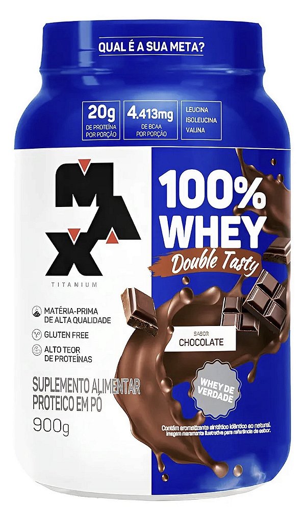 100% WHEY DOUBLÉ TASTY CHOCOLATE 900g