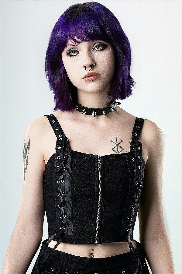 Cropped Preto Jinx