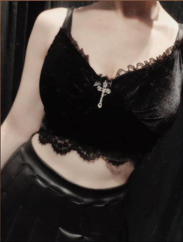 Cropped Preto Elvira