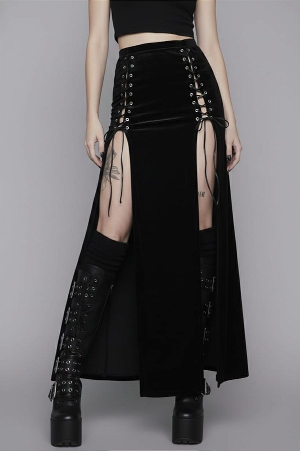 Saia Longa Preto Fenix