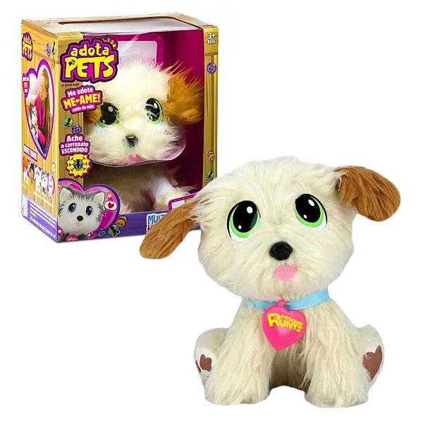 Adota Pets Marley C/ Acessórios Boneco De Pelúcia Multikids