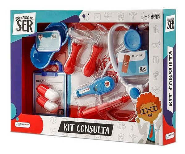 Brincando De Ser Médico Kit Consulta Multikids - BR959
