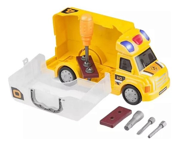 Caminhão  de Conserto Workshop Junior Truck Multikids C/ Luz