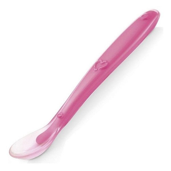 Colher de Silicone p/ Bebê Super Macia +6meses Livre de BPA