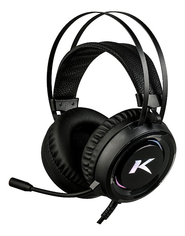 Fone Headset Gamer Ktrok Stout P2 Led Ultra Confortavel