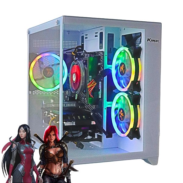 Computador Ryzen 5 5600 Gamer Poseidon 16GB SSD 512GB RX580