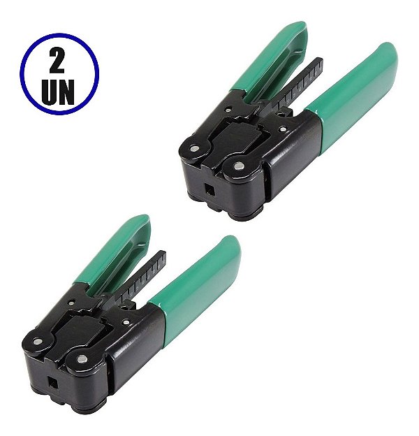 Kit 2un Alicate Decapador Fibra Óptica Flat Stripper Cabo