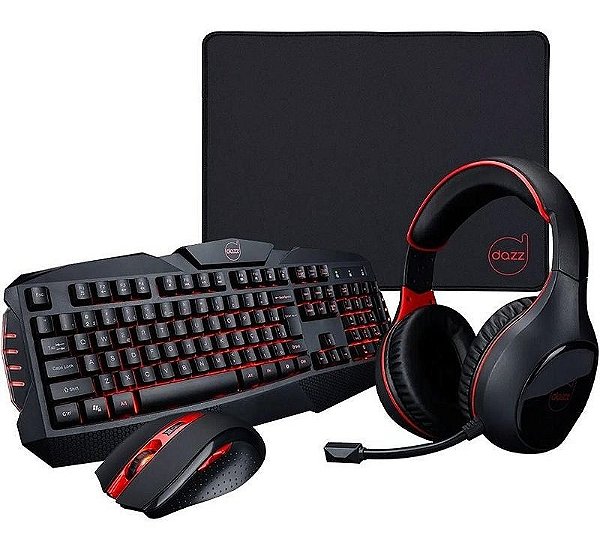 Kit Gamer Dazz Arsenal 4 em 1 - 625237