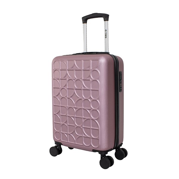 Mala de Viagem Bordo Maze ABS Padrão ANAC Pequena Rodas 360°