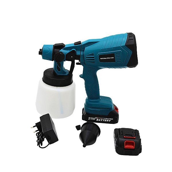 Pulverizadora Eletrica de Pintura Sem Fio 200W 1000mL