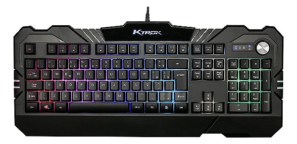 Teclado Gamer Semi Mecanico Ktrok Thoth 25 Antighosting Keys