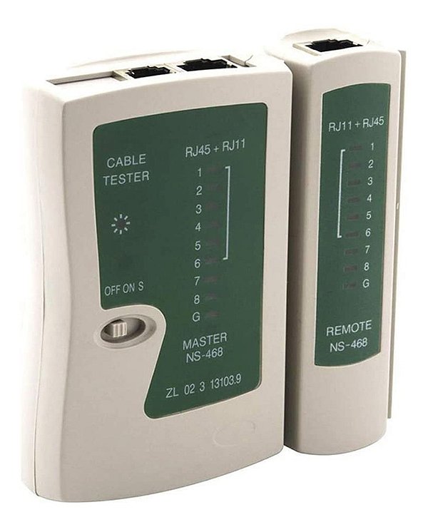 Testador Cabo RJ45 e RJ11