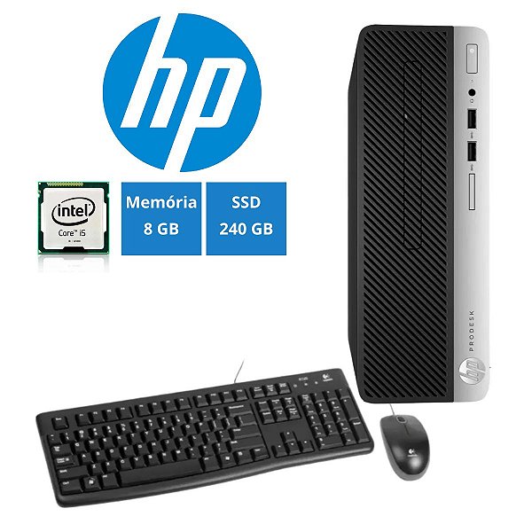 PC ProDesk HP 400 I5 6ª Ger 8GB 240GB Win11 NF Garantia