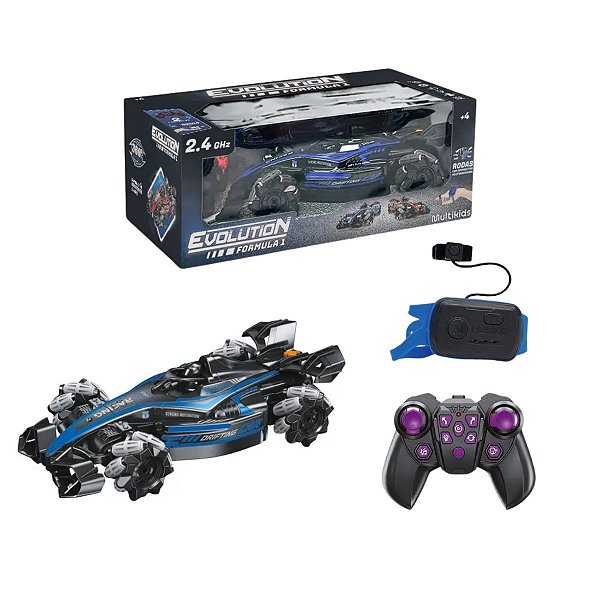 Carrinho De Controle Remoto Formula1 Com Som e Luz Multikids - BR2260