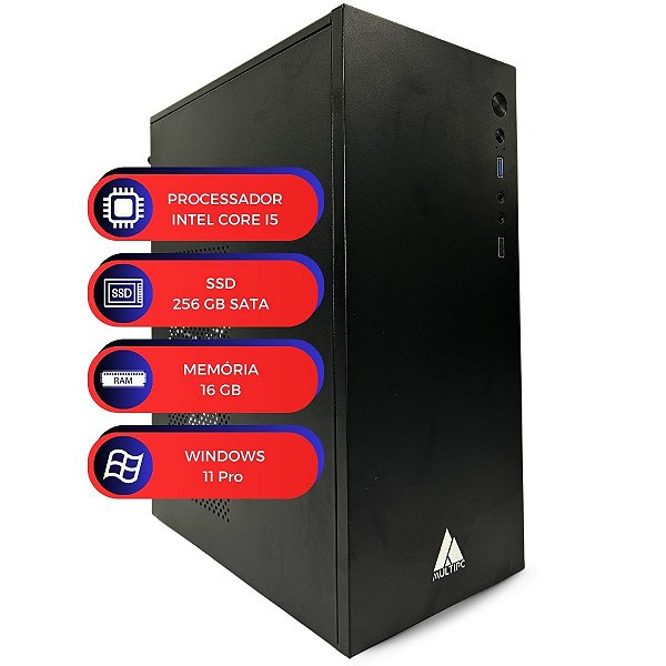 Computador MultiPc Office I5 2ª Geração SSD 256GB 16GB RAM Windows 11