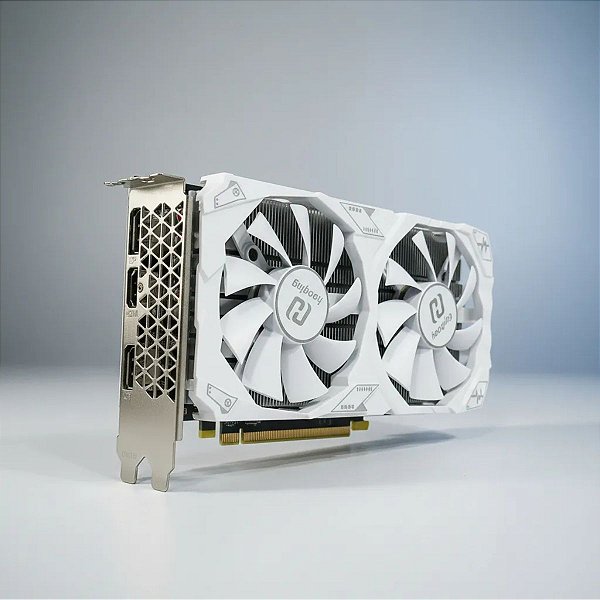Placa de Vídeo AMD RX580 8GB 256Bits Haoqing Blizzards Branca