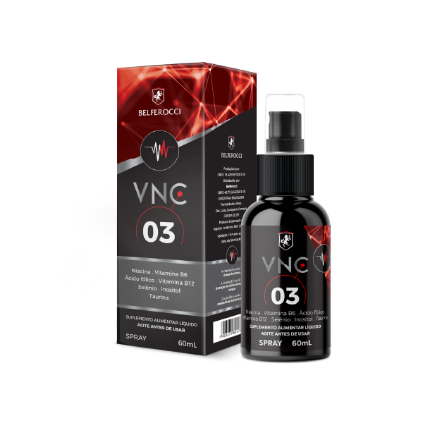 VNC 03 NIACINA • VITAMINA B6 • ÁCIDO FÓLICO • VITAMINA B12 • SELÊNIO • INOSITOL • TAURINA