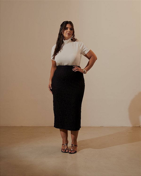 Saia Boho Renda 2374