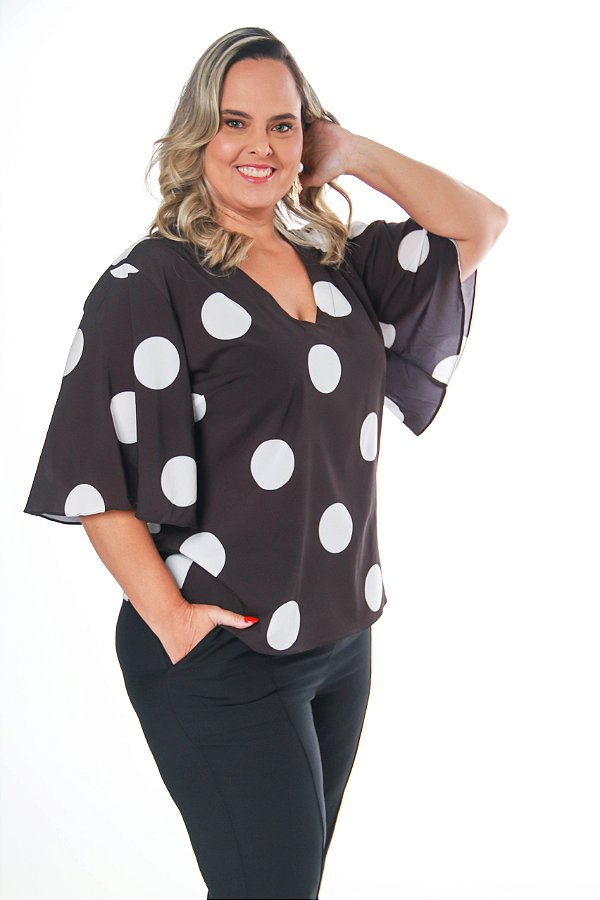 Blusa Poa Ampla C2659