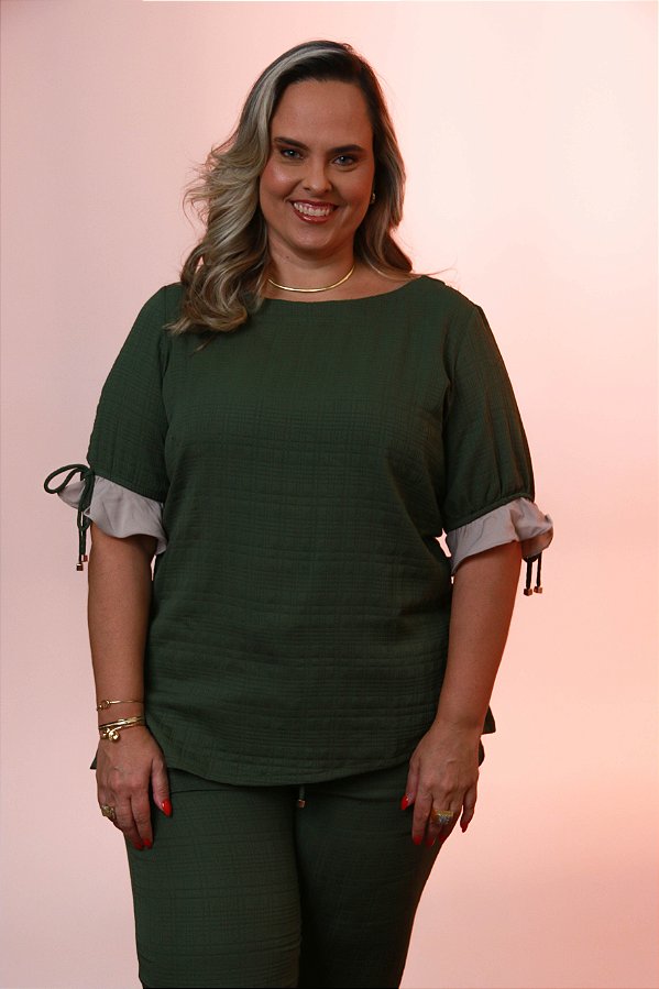 CONJUNTO DE CALÇA BICOLOR 5035