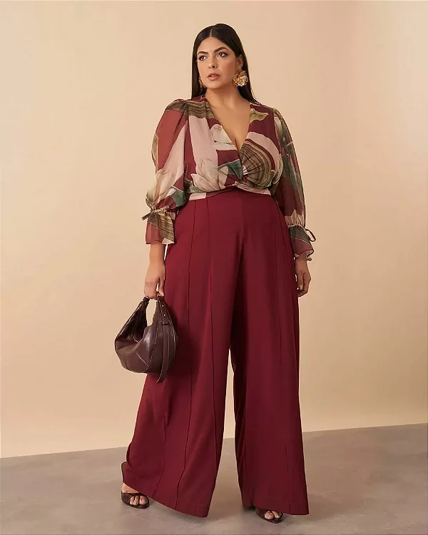 Blusa Com Amarração Em Nó 2440