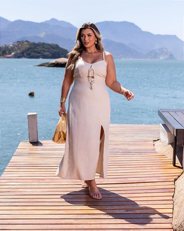 Vestido Midi Linho 250921